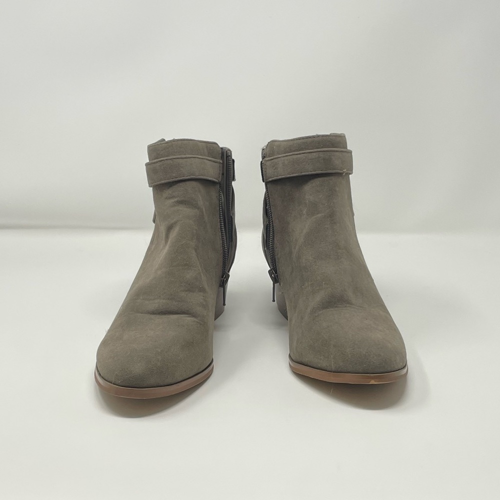 Giani Bernini Suede heeled ankle boots - grey, excellent condition - Picture 3 of 7